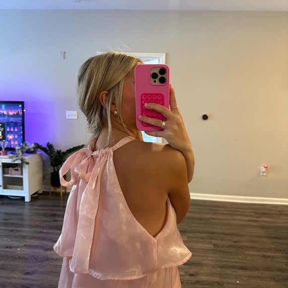 Pink Ruffle Dress - Picture 3 of 3